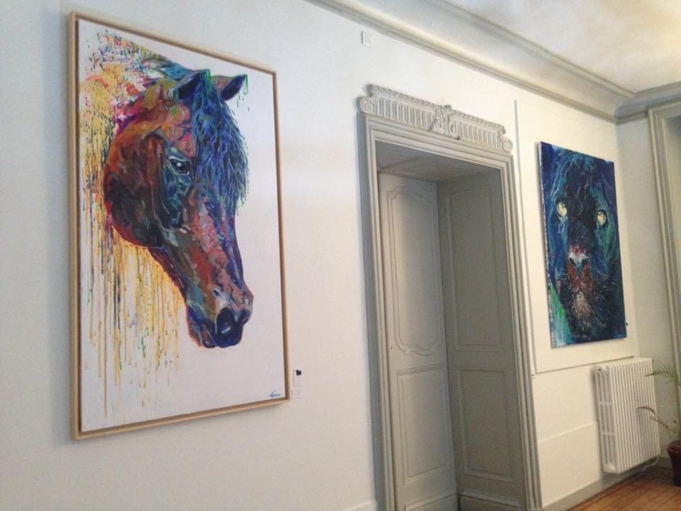 Exposition privée cabinet DCBLG de Poitiers - Louise Groux, Artiste peintre