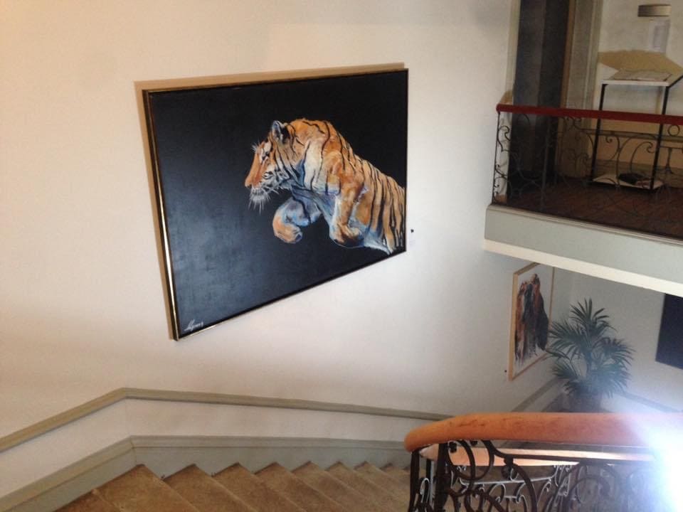 Exposition privée cabinet DCBLG de Poitiers - Louise Groux, Artiste peintre