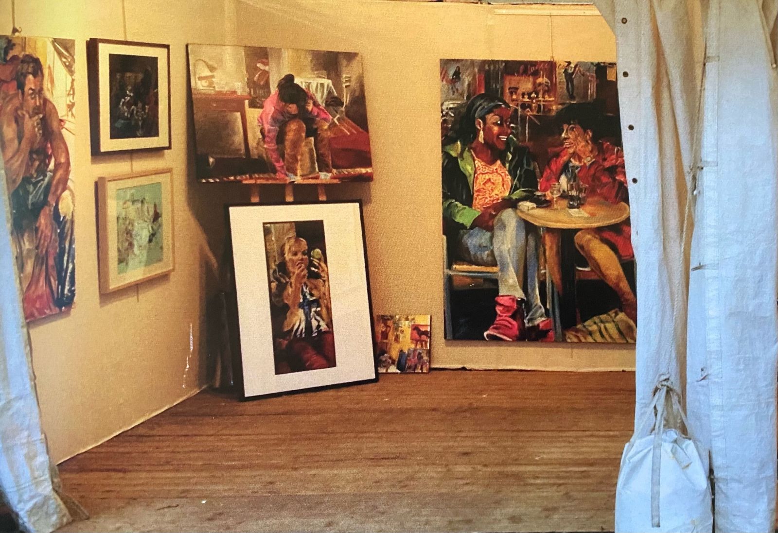 Scènes de vies : GMAC, Saint Sulpice (2012) - Louise Groux, Artiste peintre