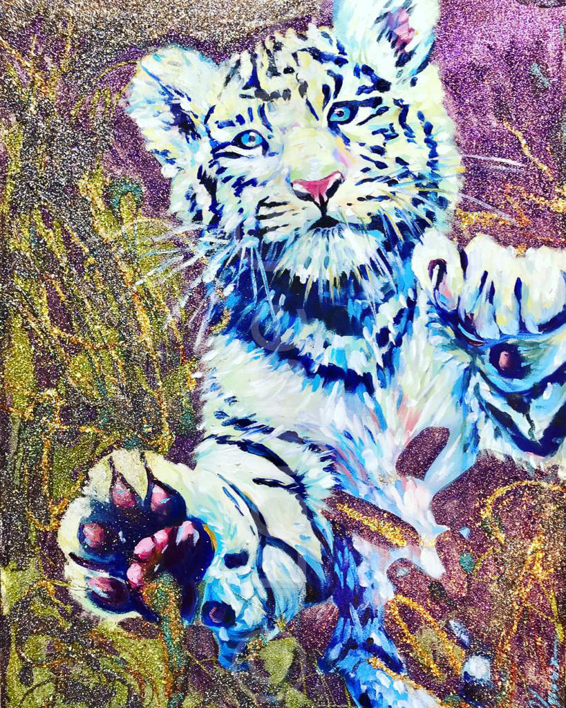 Tigrou - Louise Groux - Artiste Peintre