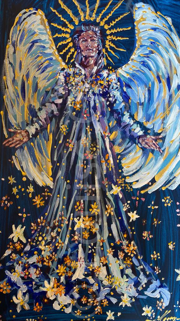 L'Archange Gabriel - Louise Groux - Artiste Peintre